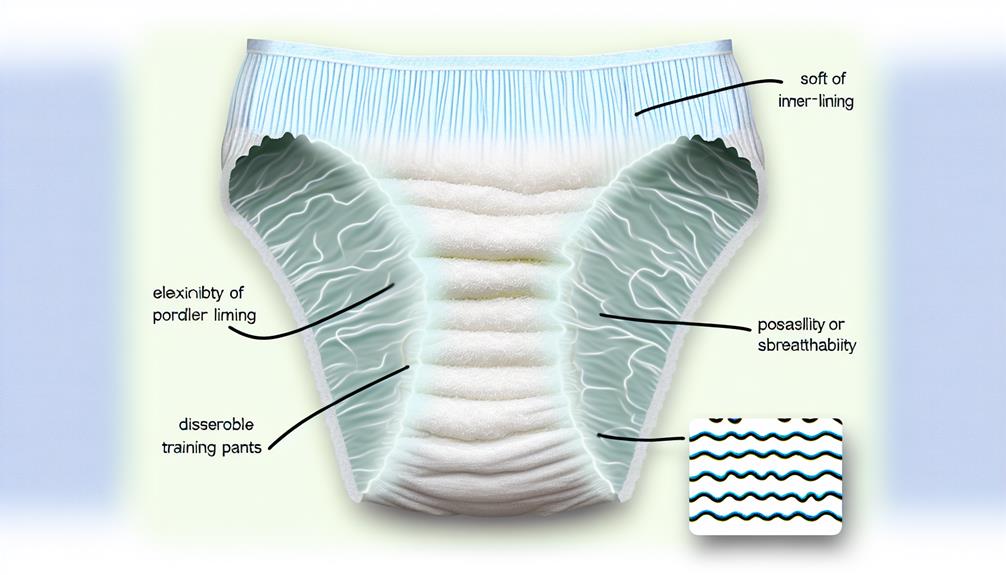 Materials of Disposable Training Pants